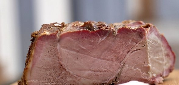 Мясо горячего копчения