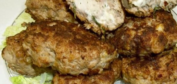 Котлеты с сырной начинкой