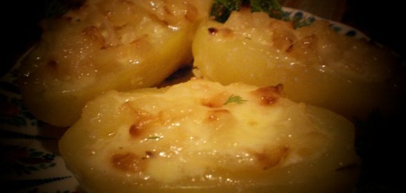 Картофель запеченный с сыром