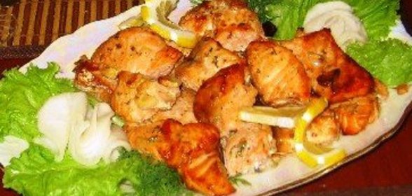 Шашлык из осетрины