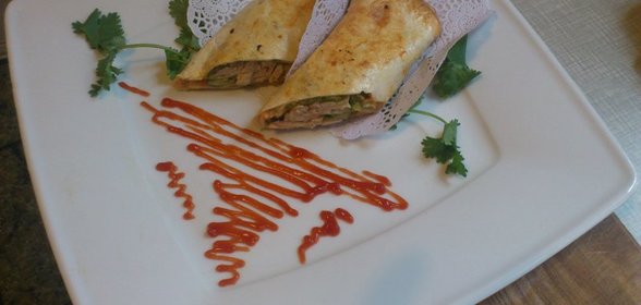Тортилья с курицей