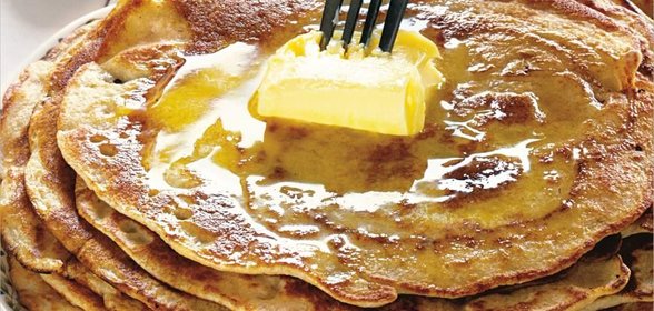 Гречнево-пшеничные дрожжевые блины