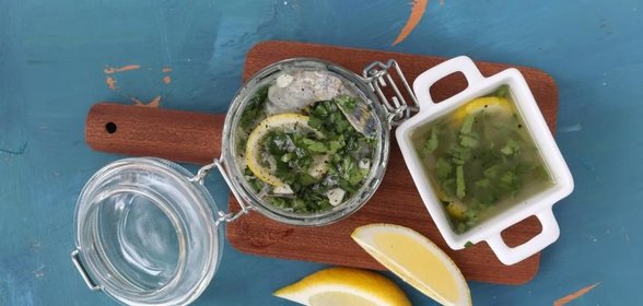 Лимонный маринад для рыбы и креветок