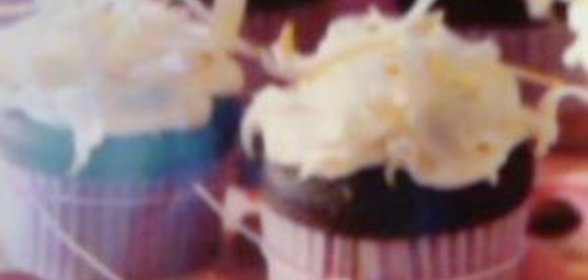 Шоколадные кексы в ароматной глазури