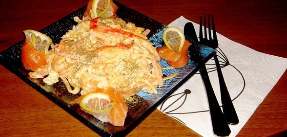 Рулетики из судака и и форели