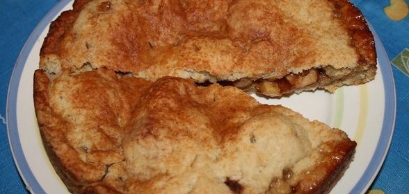 Пирог с яблочной начинкой