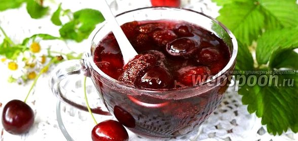 Варенье из клубники и черешни