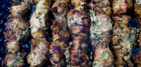 Шашлык в луковом маринаде