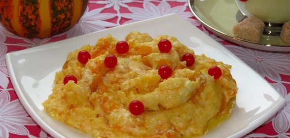 Кукурузно-тыквенная каша (Тест-драйв)