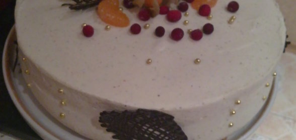 Торт Ягодно-фисташковый