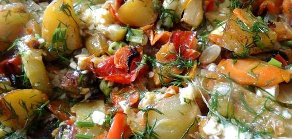 Овощное рагу в духовке