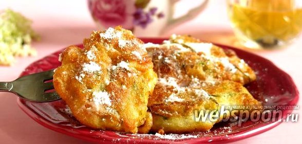 Косматице — сладкие оладьи из цветов бузины