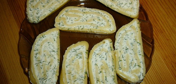 Сырный рулет (мой вариант)