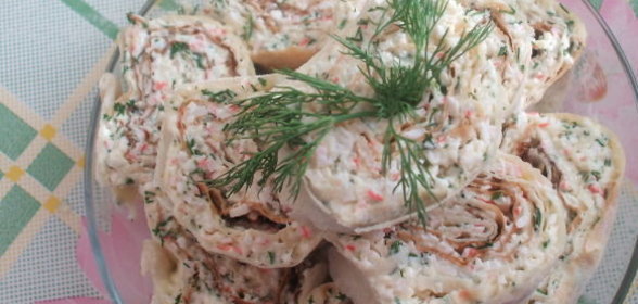 Рулет из лаваша