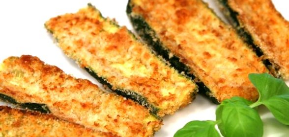 Кабачки в кляре в духовке