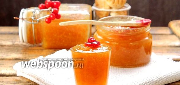 Джем из апельсиновых корок с калиной