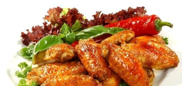 Курица с аджикой и медом