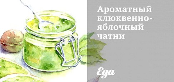 Ароматный клюквенно-яблочный чатни