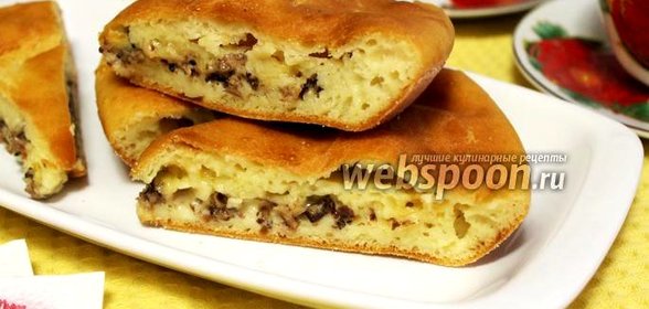 Пирог заливной с сайрой