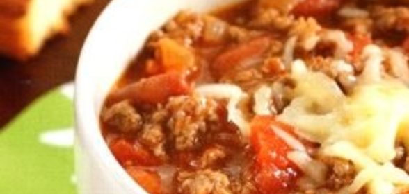 Мясной соус с фасолью