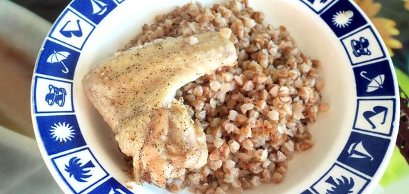 Гречка с курицей в духовке