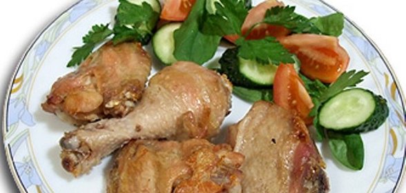 Курица в банке в духовке