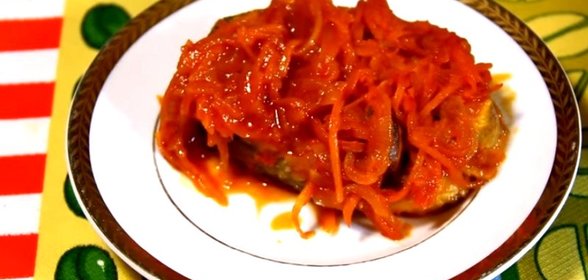 Рыба под маринадом в духовке