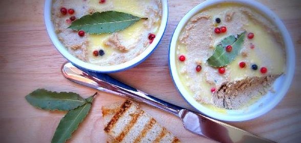 Запечённый утиный паштет