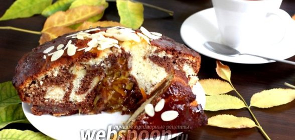 Кекс с апельсиновым джемом