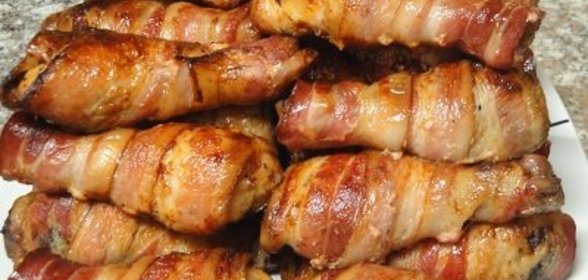 Куриные ноги в чулках из бекона ! ! !