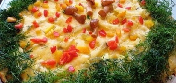 Картофельная запеканка с грибами