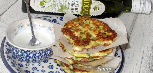 Оладьи из кабачков / Kabak mücveri