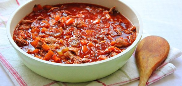 Овощи с салом (Шпик) по-датски