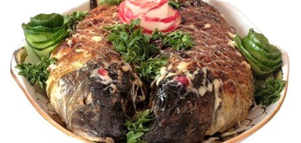 Жареная щука