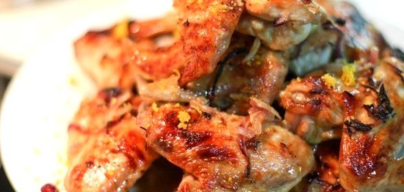 Куриные крылья в апельсиновом маринаде