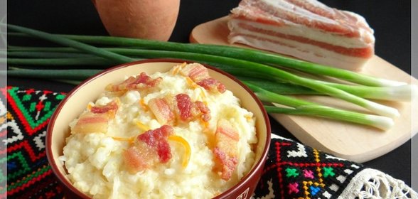 Рисово-пшенная каша с квашеной капустой