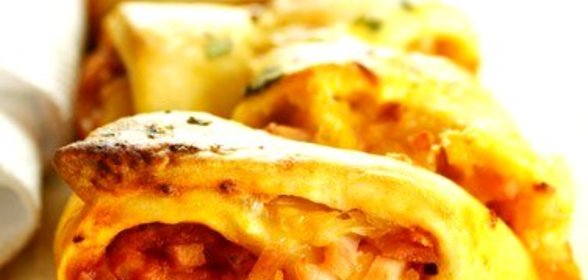 Хлеб с оливковым маслом и томатами