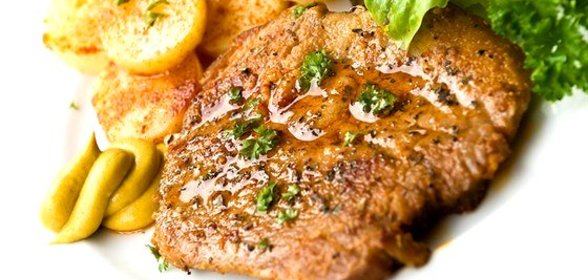 Свинина с горчицей и пряностями