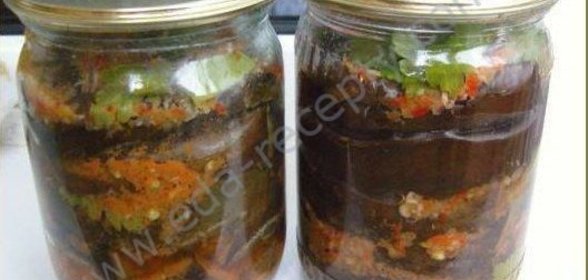 Салат На Зиму Из Баклажан