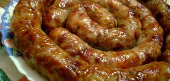 Колбаса домашняя, ну очень вкусно!