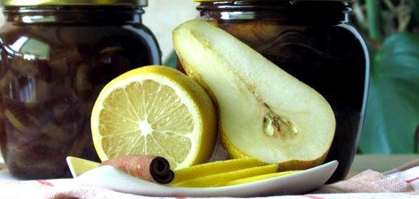Варенье из груш с лимоном