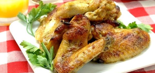 Куриные крылышки в маринаде из грейпфрута