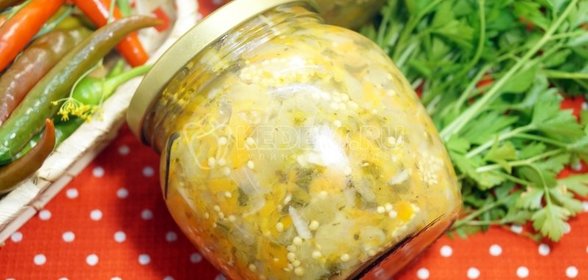 Салат из баклажанов на зиму с прованскими травами