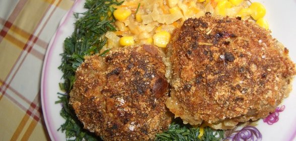 Шарики из говядины с овощами