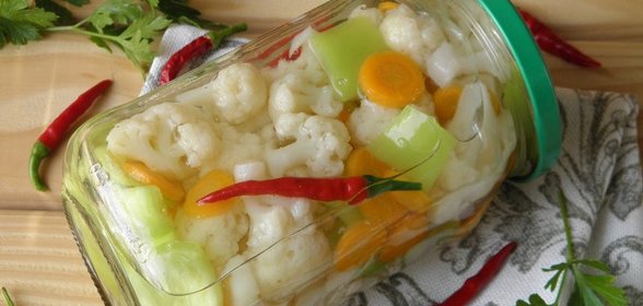 Закатка цветной капусты