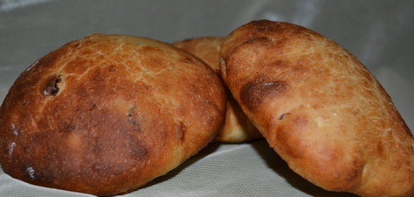 Фруктовые лепешки с изюмом (постные)