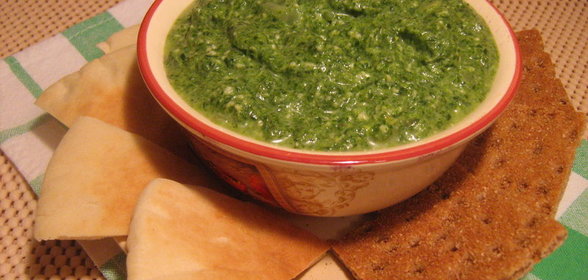 Густой соус со ШПИНАТОМ и сыром пармезан