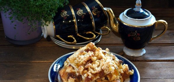 Печенье на кефире с вареньем