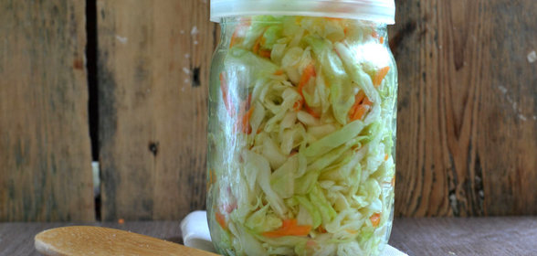 Маринованная капуста с уксусом