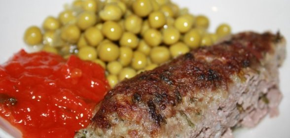 Люля из свинины и говядины в духовке